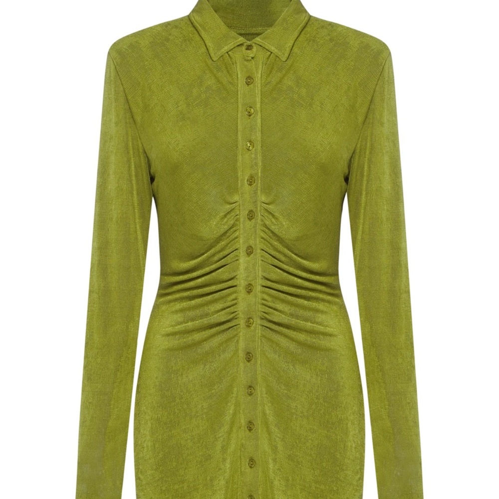 With Jean forest green dress XS never worn